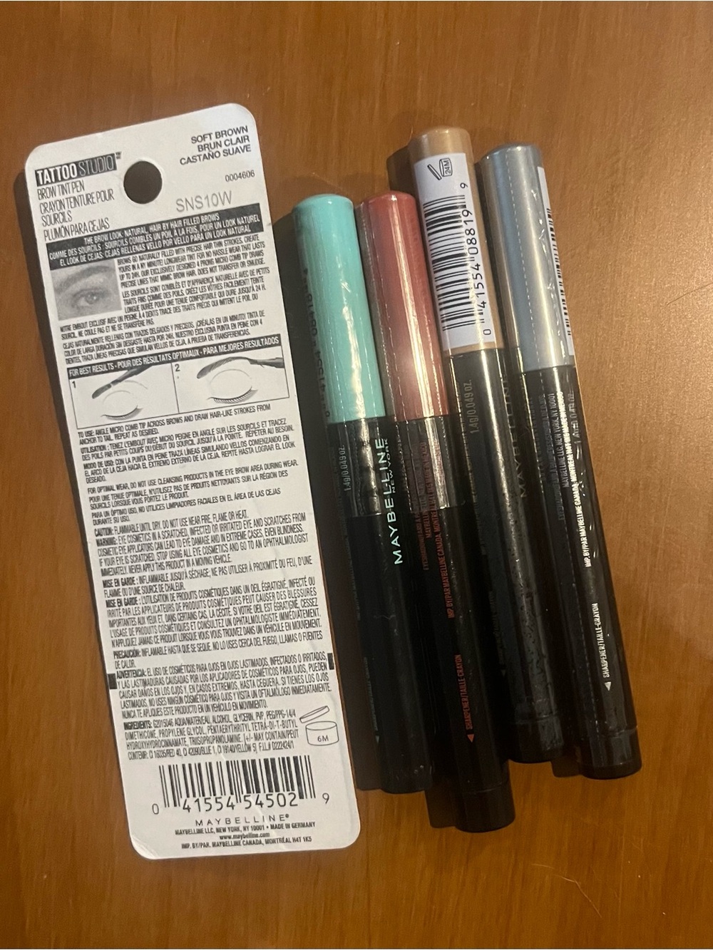 Maybelline Color Tattoo Brown Brow Pencil + 4 Eyeshadow (Assorted Colours) - Picture 6 of 7